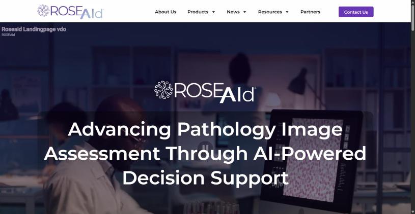 Homepage of ROSEAId